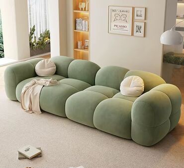 светлого голубой пуфик: Divan, Açılmayan, Bazasız, Parça