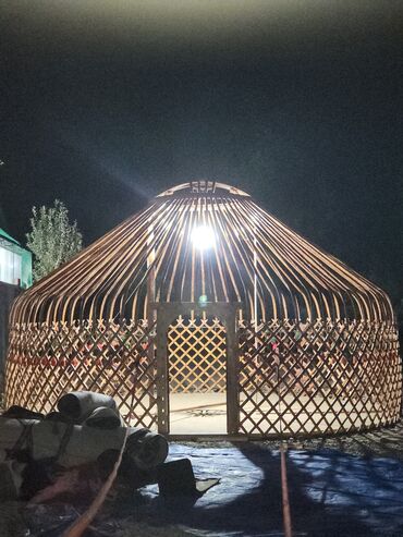 Аренда юрт: Аренда юрты, Каркас Деревянный, 85 баш, Стулья, Казан, Самовар — 25