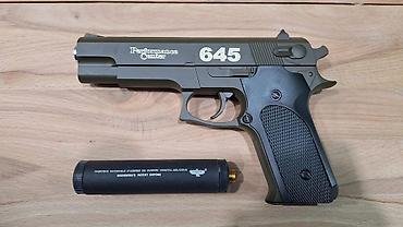 орбизный пистолет: Игрушечный пистолет AirSoft Gun K6D (модель «645») - Тип: пружинный — 4
