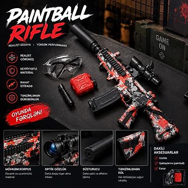 oyuncaq helikopter: Paintball Rifle – realist dizayn, yüksək performans Xüsusiyyətlər: - — 1