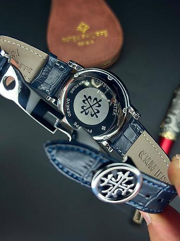 saat ucuz: Patek Philippe kişi qol saatı – klassik xronoqraf dizaynı — 2