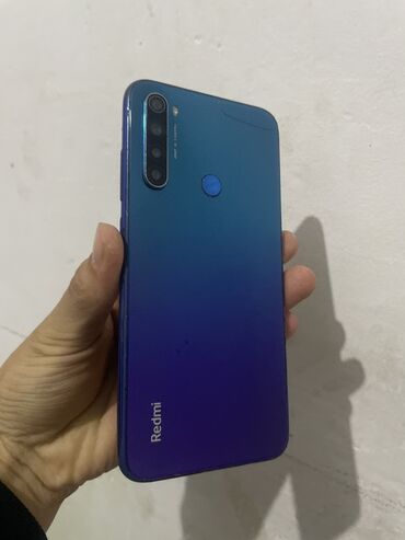 телефоны redmi 8: Redmi, Redmi Note 8, Б/у, 64 ГБ, цвет - Синий
