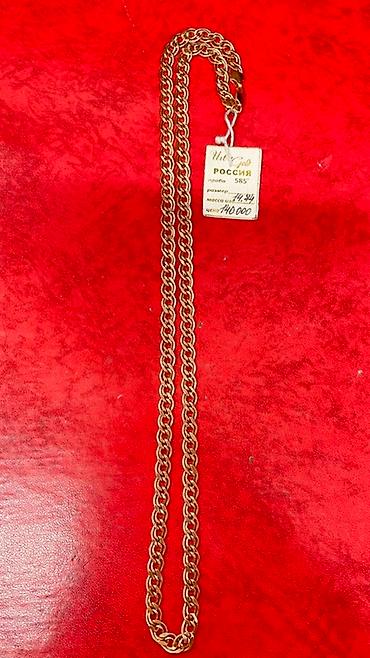 Цепочки: Золотые цепи 585 пробы Варианты из красного золота с бирками и пробой — 6