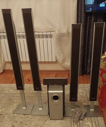 Kompüter, noutbuk və planşetlər: Məhsul ideal vəziyyətdədi. 5+1 dinamiklər + Pioner 5600 watt çox çox