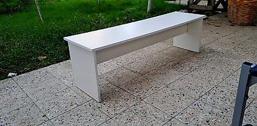 beton panel satisi: Ağ rəngli skamya/oturacaq dəyərindən aşağı satırıq. 5 ədəd var - — 2