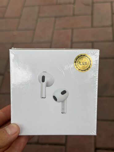 белые наушники цена: Вкладыши, Apple, Новый, Беспроводные (Bluetooth), Для занятий спортом