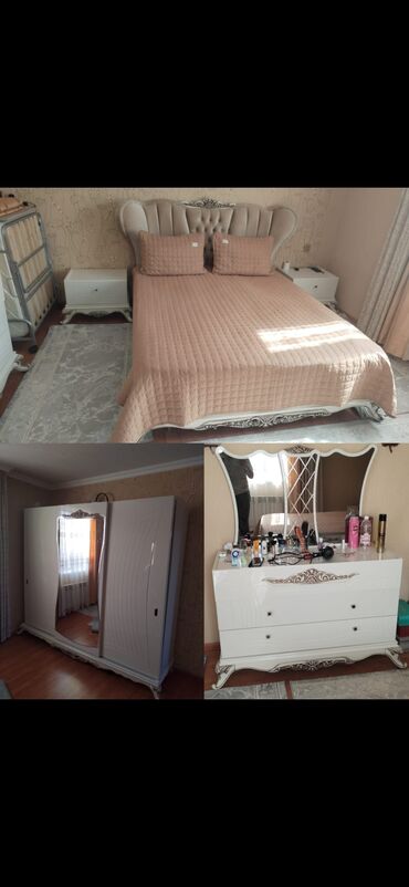 как найти работу в баку: 2 односпальные кровати, Шкаф, Трюмо, 2 тумбы, Азербайджан, Б/у