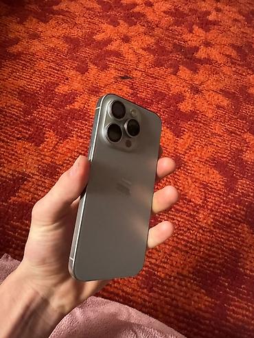 титаник: IPhone 15 Pro, Б/у, 256 ГБ, Natural Titanium, 81 % — 1