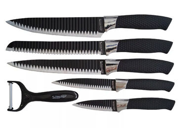 ножи: Набор ножей Zepter Набор кухонных ножей. В набор входит: Нож