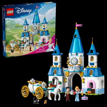 Игрушки: Lego Disney 43275 Замок Золушки и конная карета🛺New 2025!