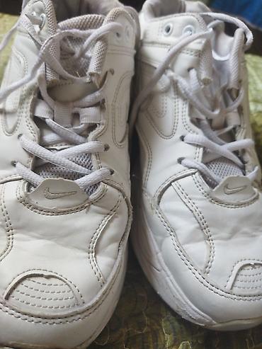 nike cortez: Мужские кроссовки, 40, Nike, Б/у, цвет - Белый, Самовывоз — 1