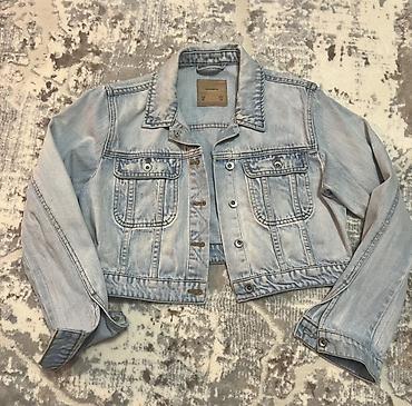 Qadın geyimləri: Cins kurtka, PULL&BEAR, M — 1