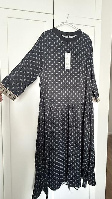 Повседневное платье, Турция, Длинная модель, Шелк, Турецкое, L, XL, 2XL