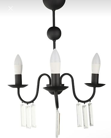 şamdam: Çılçıraq, 3 lampa, Şüşə — 2