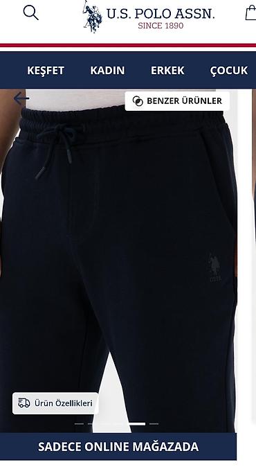 us polo assn: Мужские брюки, M, Us Polo Assn, Новый, цвет - Синий — 2