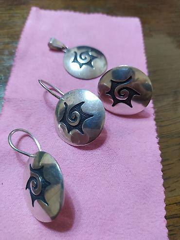 Серебряные наборы украшений: Набор украшений, Проба 925, Женские, Новый — 11