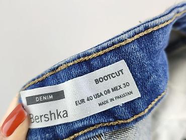 trampki converse biale 37: Bershka, Jeansy damskie, rozmiar L — 5