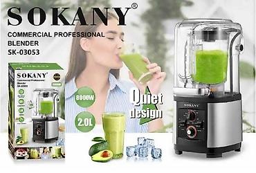 Профессиональный коммерческий блендер SOKANY SK-03053 - Мощность at lalafo.kg Профессиональный коммерческий блендер SOKANY SK-03053 - Мощность