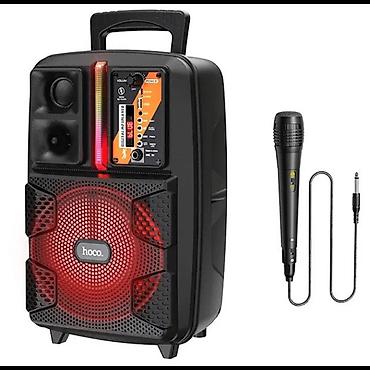 ve box: HOCO BS37 Portativ Bluetooth Dinamik | 8 Düymlük Karaoke Musiqi — 1
