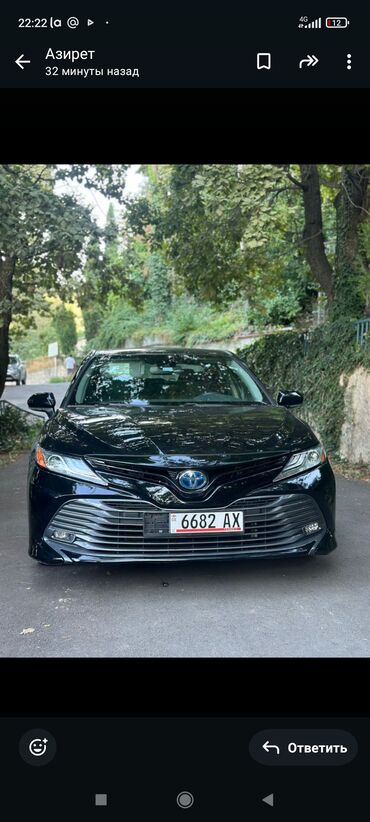 камри 2012: Toyota Camry: 2019 г., 2.5 л, Автомат, Гибрид