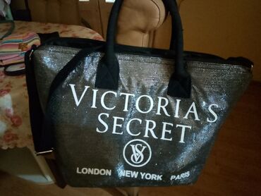 torba za gepek sa čičak trakama: Shoulder bag, VictoriaS Secret, Material: Canvas