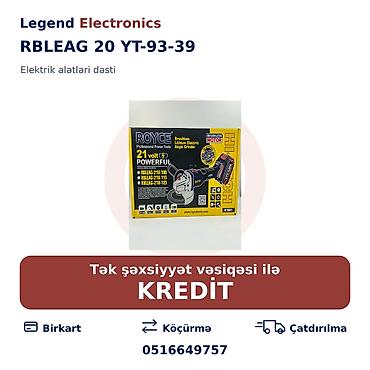 Elan başlığı: Elektrik alətlər dəsti RBLEAG 20 YT-93-39, 21V Elan lalafo.az -da Elan başlığı: Elektrik alətlər dəsti RBLEAG 20 YT-93-39, 21V Elan