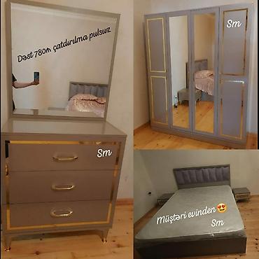 termo guzgu: 2 təknəfərlik çarpayı, Tumba, Dolab, 2 tumba, Azərbaycan, Yeni — 4