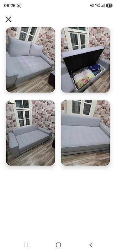 Divanlar: Çevrilən divan – açılıb-yığılan, yataq funksiyalı, anbarlı - Rəng — 1
