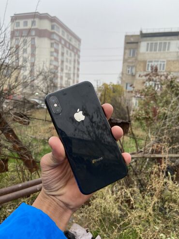 Apple iPhone: IPhone Xs, Б/у, 64 ГБ, Зарядное устройство, Защитное стекло, Чехол, 80 %