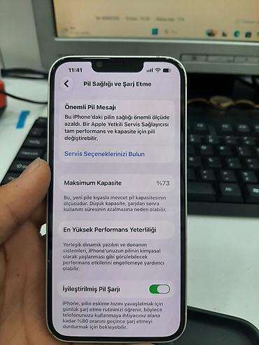 iphone gence: IPhone 13, 128 GB, Gümüşü, Face ID — 6
