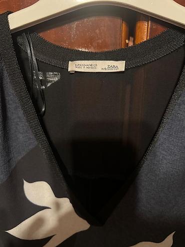 Qadın geyimləri: ZARA W/Collection tunika - Dizayn: Ön hissədə iri çiçək printi ilə — 2
