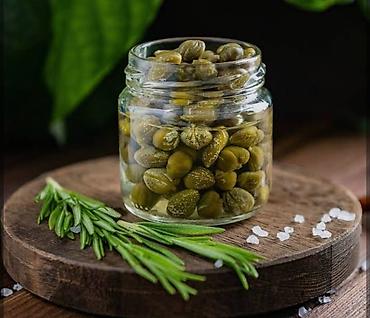 кепер арык: Каперсы маринованные в стеклянной банке - Мелкие бутончики каперсов — 2