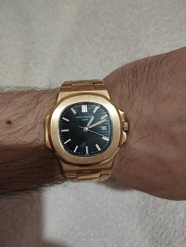 philip plein: İşlənmiş, Qol saatı, Patek Phillipe, rəng - Qızılı — 4