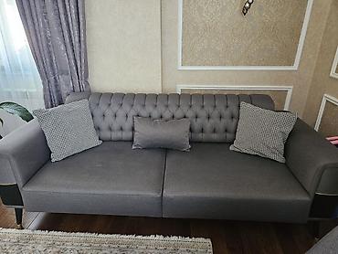 riad mebel: Doğtaş Qonaq otağı dəsti – 1 divan + 2 kreslo İdeal vəziyyətdədir — 2