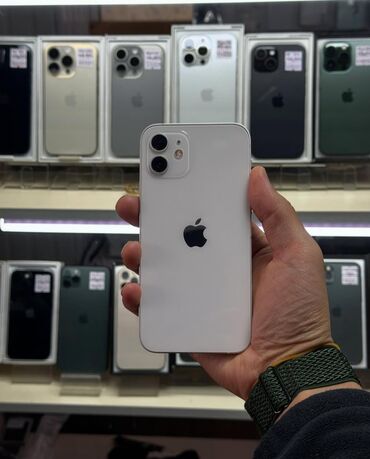 Apple iPhone: IPhone 12, 128 GB, Ağ, Zəmanət, Kredit, Barmaq izi