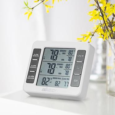 pojas za kilu: Bežični digitalni termometar sa 2 spoljašnja senzora i unutrašnjim — 4