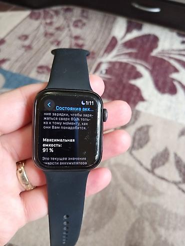 apple watch satışı: İşlənmiş, Smart saat, Apple, Sensor ekran, rəng - Qara — 1
