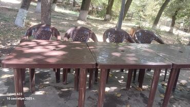 садовую тележку: Комплект садовой мебели, Стулья, Пластик