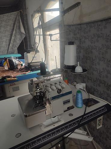derzi utusu: Tikiş maşını Yeni,Overlok, 4 saplı, Ünvandan götürmə — 2