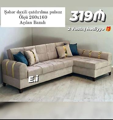 kunc divan işlənmiş: Künc divan, Yeni, Açılan, Bazalı, Şəhərdaxili pulsuz çatdırılma — 1