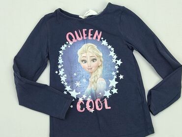 koszula na bluze: Sweatshirt, H&M, 5-6 years, 110-116 cm, condition - Very good