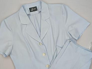 garnitur niebieski: Elegancki komplet, rozmiar 3XL — 1