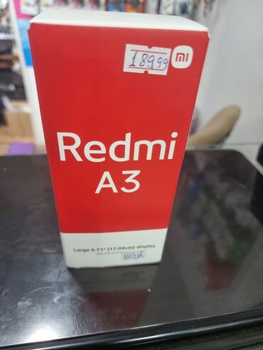 Xiaomi: Xiaomi A3, 128 GB, rəng - Mavi, 
 Zəmanət, Düyməli, Sensor