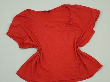 czerwone t shirty tommy hilfiger: Top Lindex, L (EU 40), condition - Good