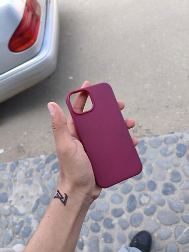 a54 8 256: Bənövşəyi-bordo rəngli smartfon qabı - Material: yumşaq silikon — 1