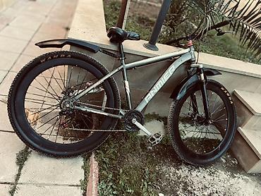 Dağ velosipedləri: Anmier dağ velosipedi - Güclü alüminium çərçivə, gümüş/qara rəng — 1