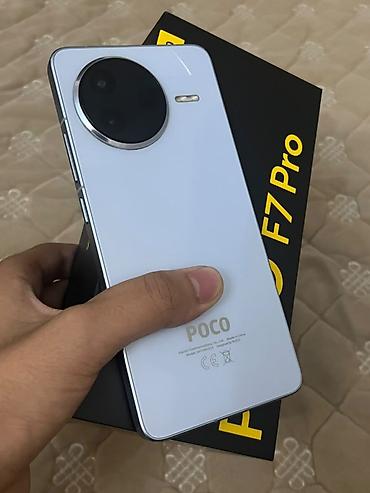 смартфон poco f7 pro: Poco F7 Pro, Б/у, 512 ГБ, цвет - Голубой, 1 SIM, 2 SIM — 1