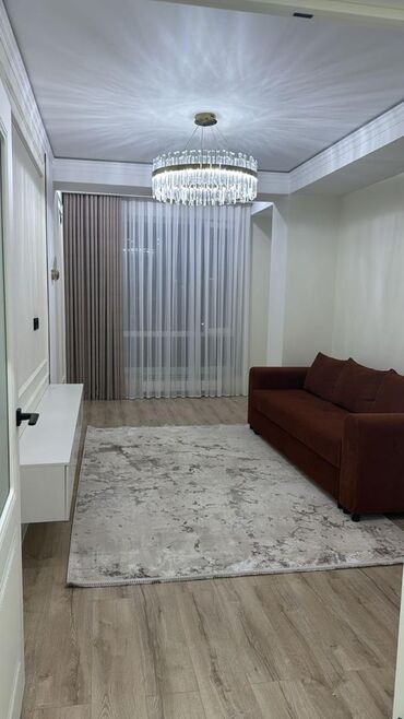 эмарк жибек жолу: 2 комнаты, 71 м², Элитка, 9 этаж, Дизайнерский ремонт