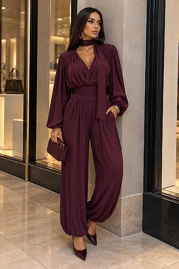 boho ogrlice: 10. - New burgundy set - Gornji deo ima prišivene naramenice | šal — 1