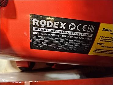 rdevice rd 1000 pro: Компрессор воздушный RODEX RDX750 (электрический) - Тип: поршневой — 3